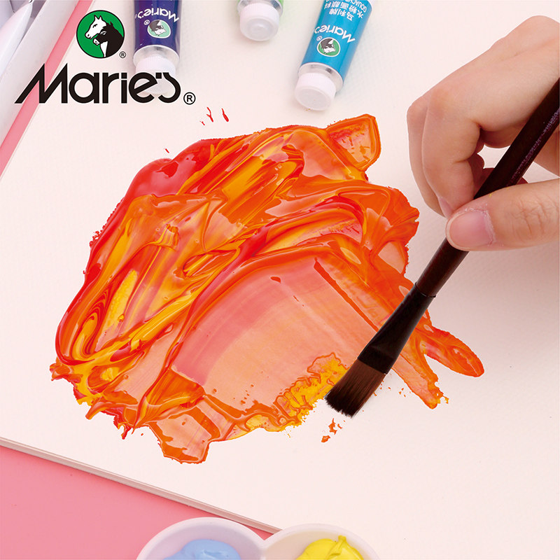 颜料套装马利初学者补充无毒可洗管状小学生幼儿园水粉颜料