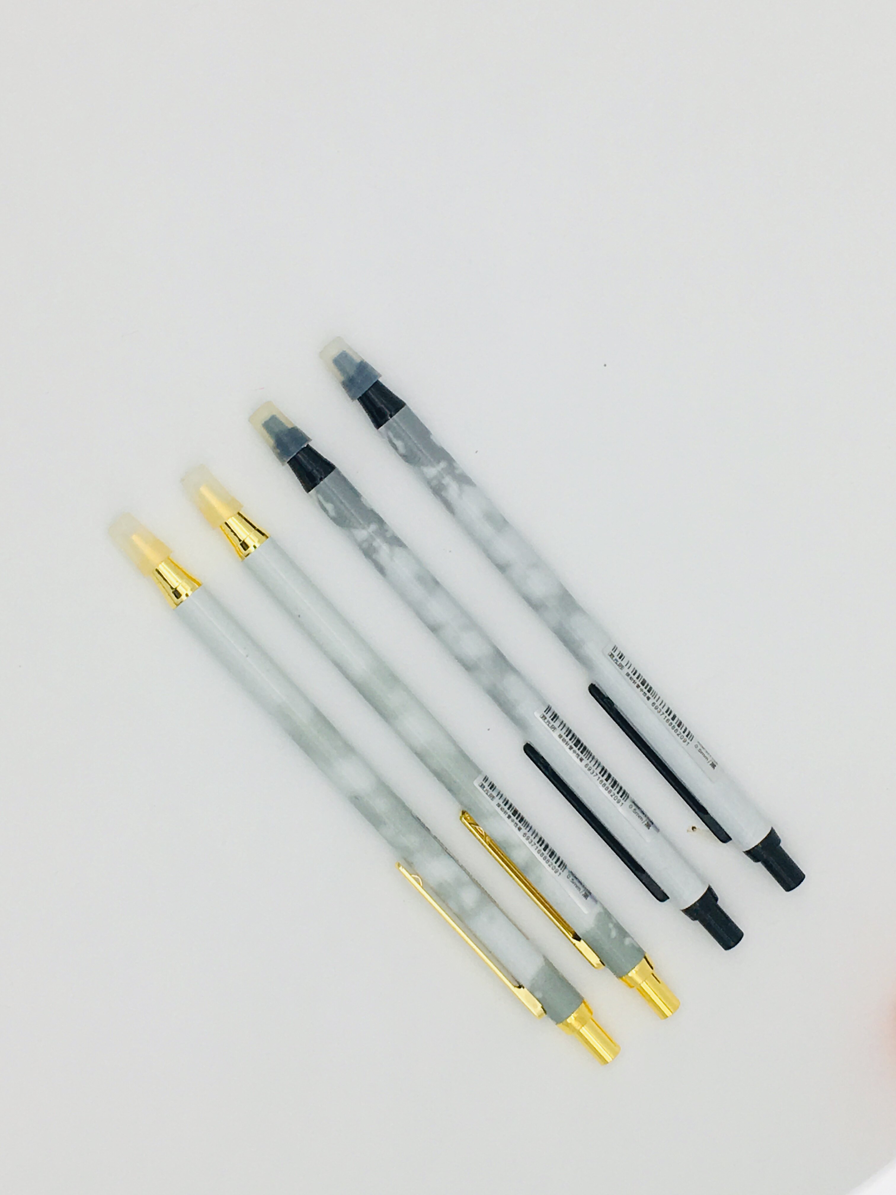 晨光文具致光阴金属按动中性笔弹跳水笔考试办公中性笔