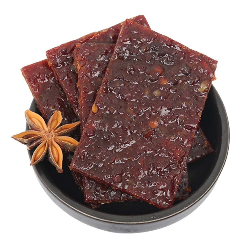 新品鲜烤牛肉脯澳门特产小吃香记澳门牛肉干三味大片包装1000g*包