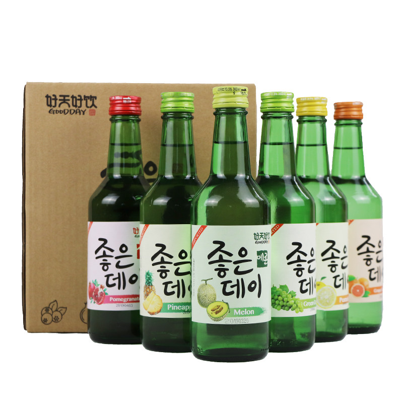 韩国进口果味烧酒360ml*6瓶