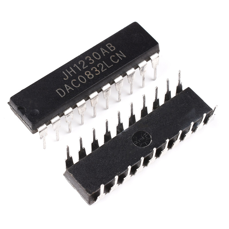 转换器直插dac0832lcndac08328位数模并行dadip20芯片芯片