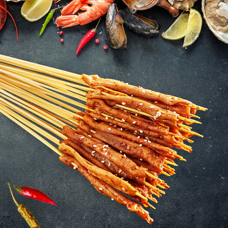 铁板板鸭商用小串烧烤串串食材油炸半成品牛羊其它烧烤用品