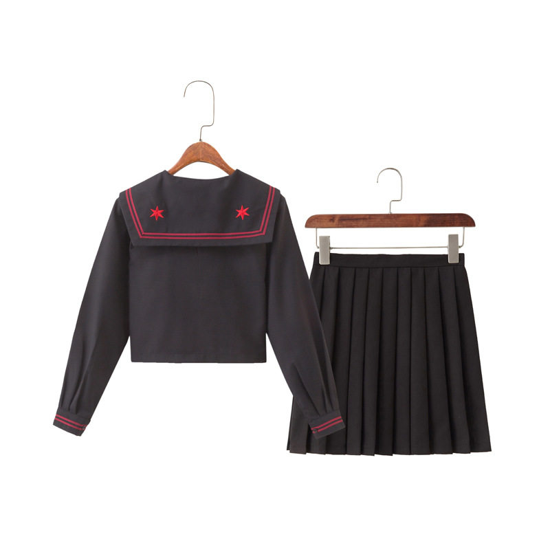 jk璀璨学院水手刺绣星空制服基础少女地狱学生校服