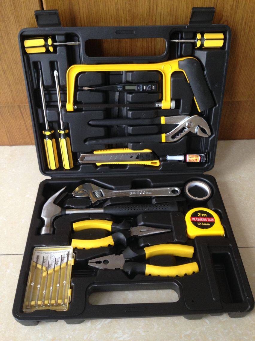 工具家用车用送礼礼品组合套装件套工具箱应急五金工具箱