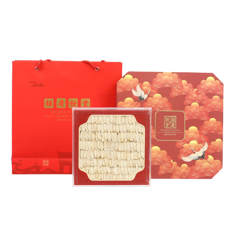 西洋参礼盒胡庆余堂国产盒装120g长白山切片过节长辈西洋参及其制品