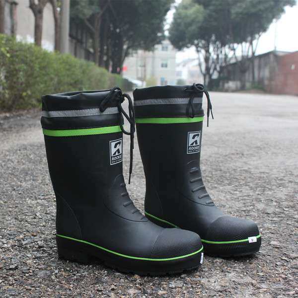 雨鞋中筒短筒防滑防水橡胶春夏透气雨靴带钢雨鞋