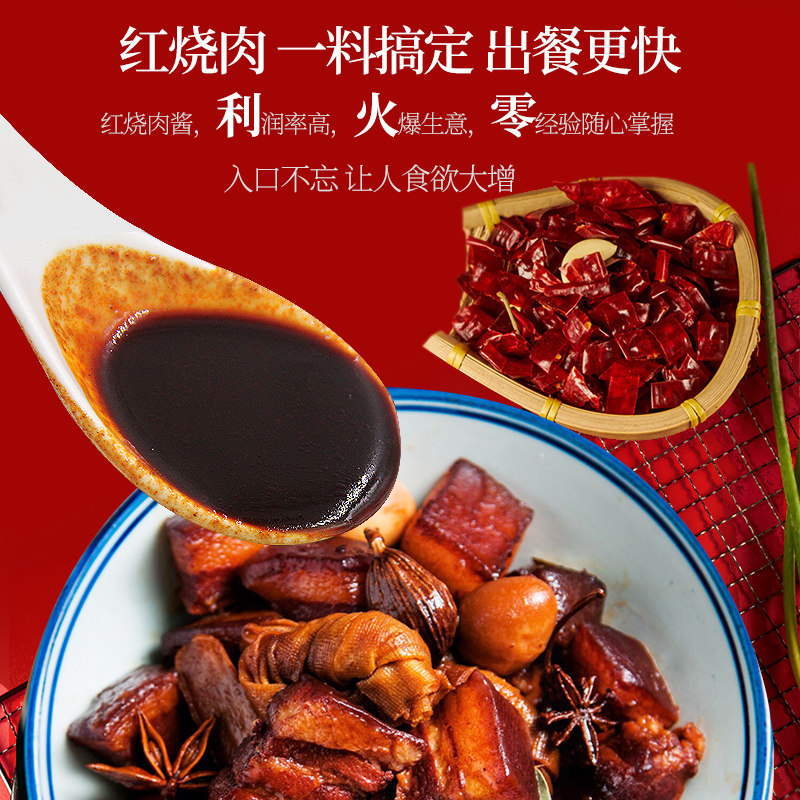 红烧烧肉烧料酱汁500g排骨狮子头调味酱料酱类调料