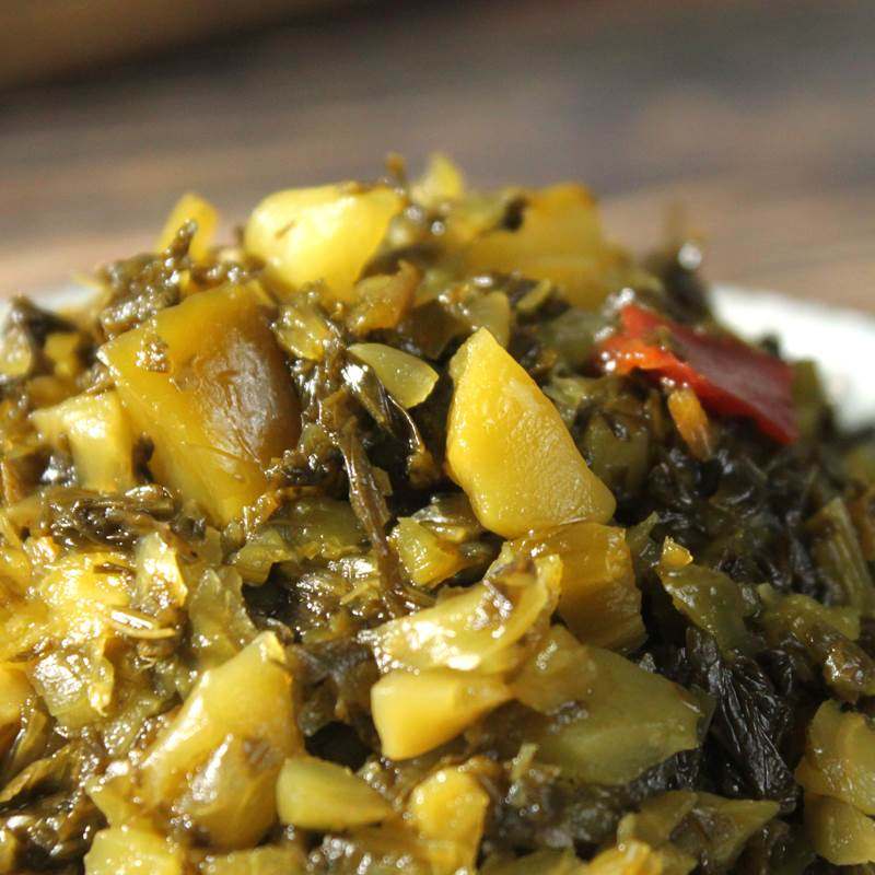 海宁冬菜咸菜128克10袋特产斜桥云楼酱菜腌菜酱菜