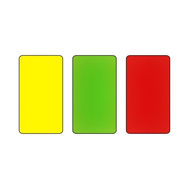 红黄绿纸牌课堂警告牌颜色牌学校足球比赛红牌绿牌黄牌卡片纸卡  价格
