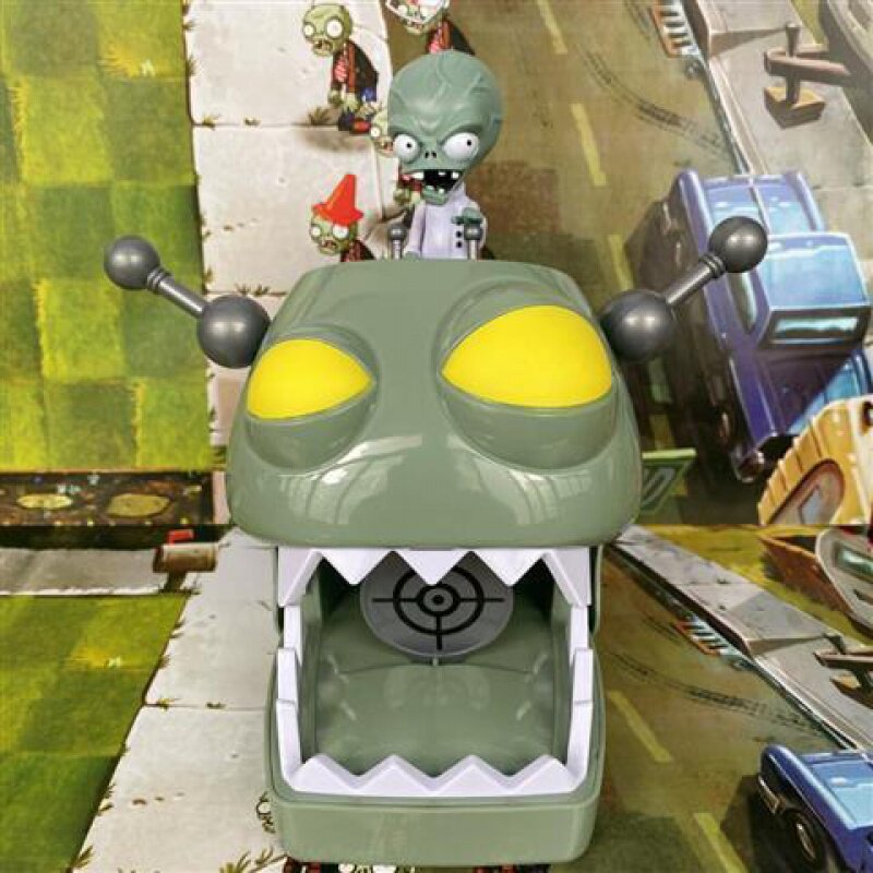 新款植物大战浮潜冲浪僵尸王博士标靶玩具双向潮玩盲盒