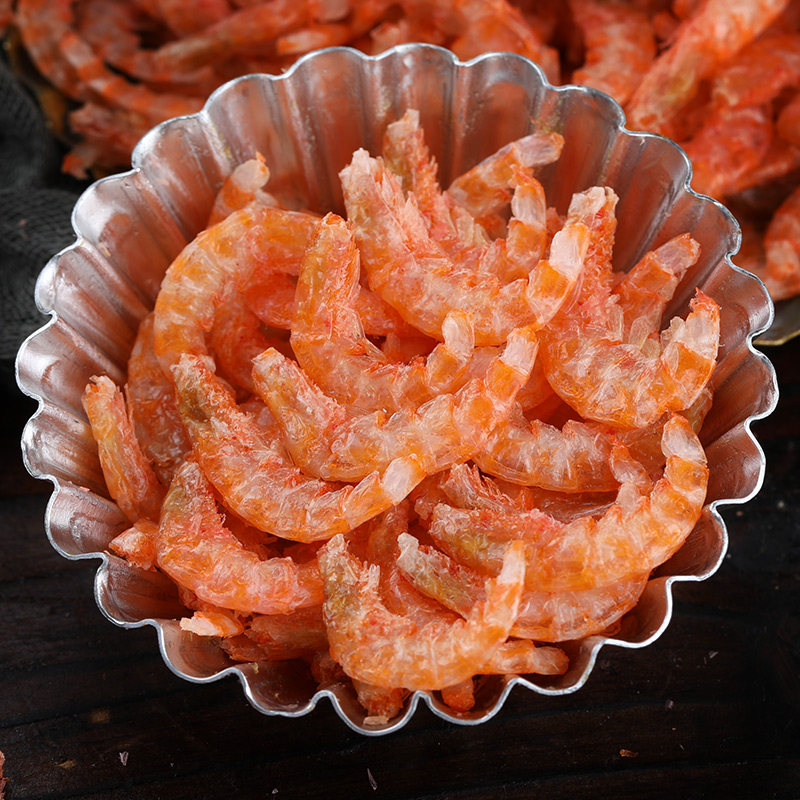 虾米磷虾新鲜250g淡干虾皮特级无盐大虾纯肉虾皮