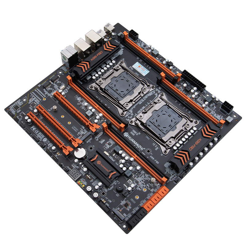 华南金牌x79x99双路主板cpu套装2011针台式机e52680主板