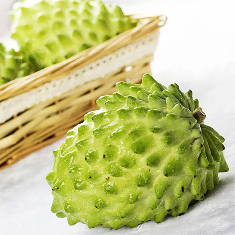 台湾牛奶凤梨释迦果大果新鲜当季水果番荔枝摩尼果4-6只/5斤包邮