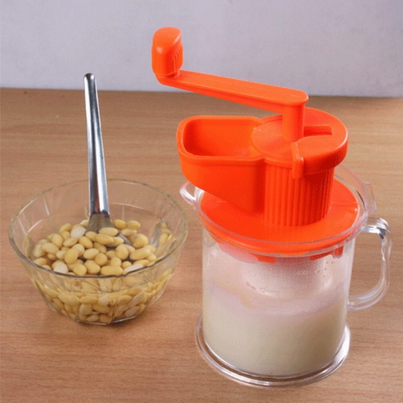 上新家用简易纯手工手摇豆浆机迷你小型两用手动磨豆浆果汁水果榨