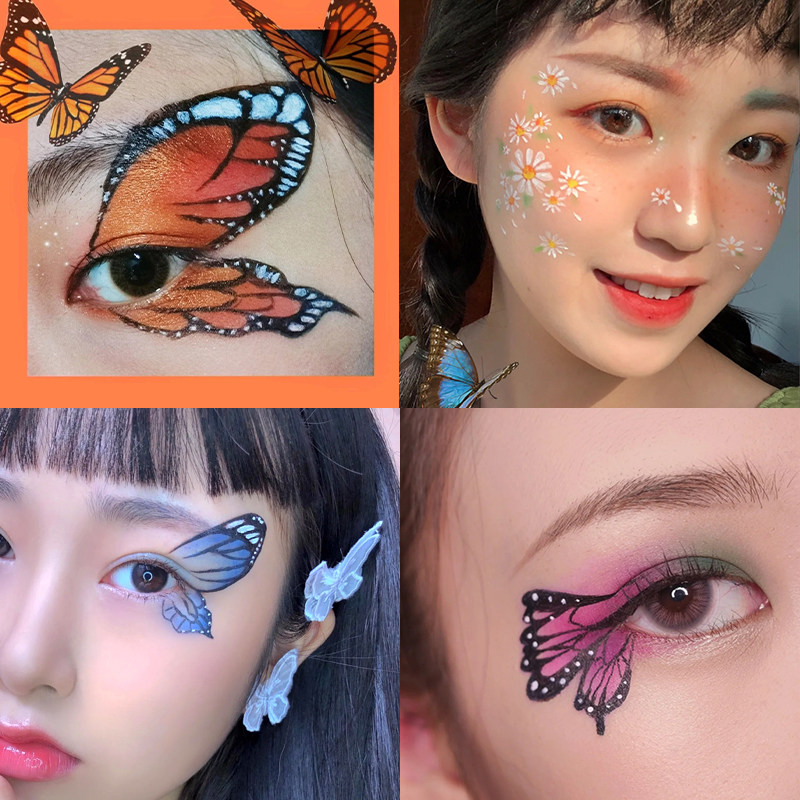 防水人体彩绘颜料脸彩面部涂鸦万圣节化妆荧光油彩皮肤绘画颜料