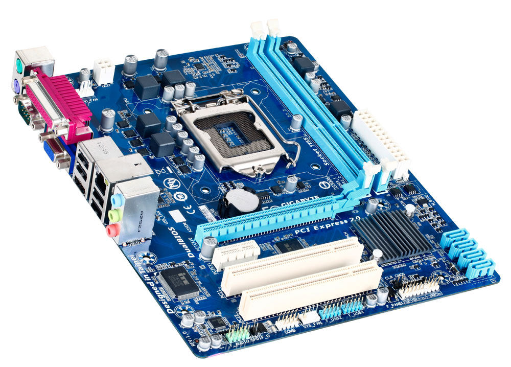 全新gigabyte/技嘉 h61m-s2ph 全固态主板 1155针 带打印口 pci