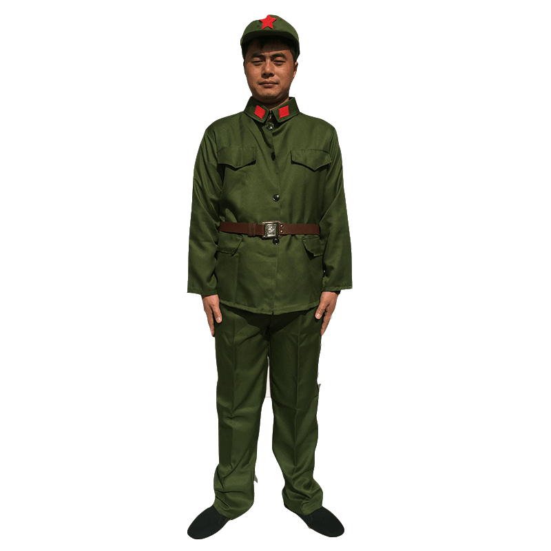 红卫兵演出服男女芳华同款文艺兵工团60年代军装影视表演民族服装