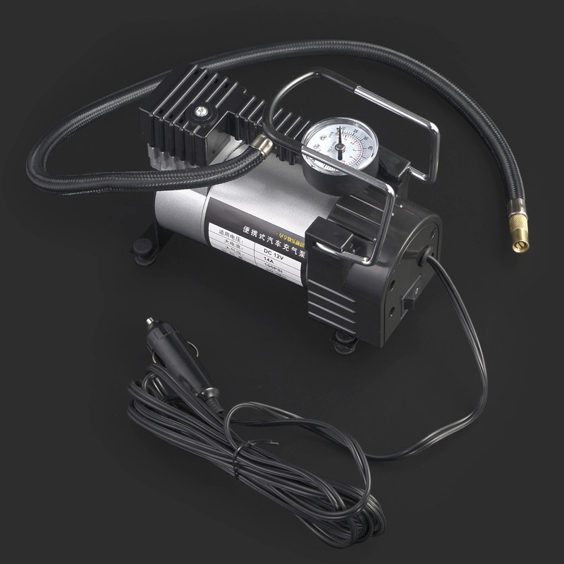 充气泵车载汽车车用打气气泵轿车便携式电动12v车载充气泵