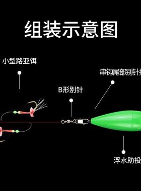 仿生钩串钓翘嘴
