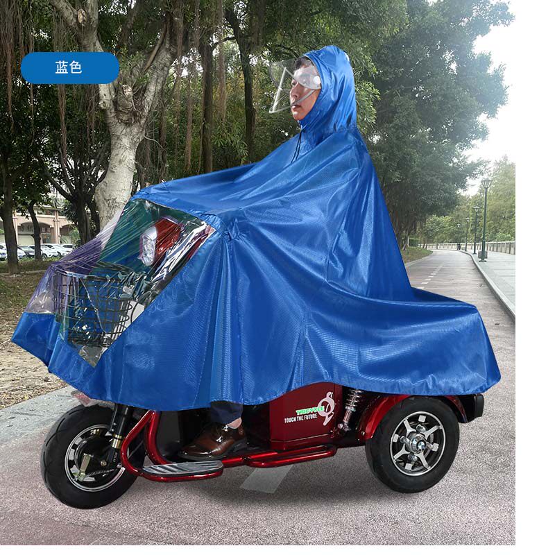 适用爱玛nq1nq2老年人代步三轮车雨衣长款全身电动车雨披