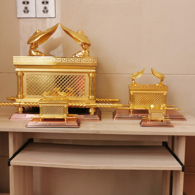 以色列用品灯台金灯台礼品聚会圣经犹太教基督教摆件饰品盒