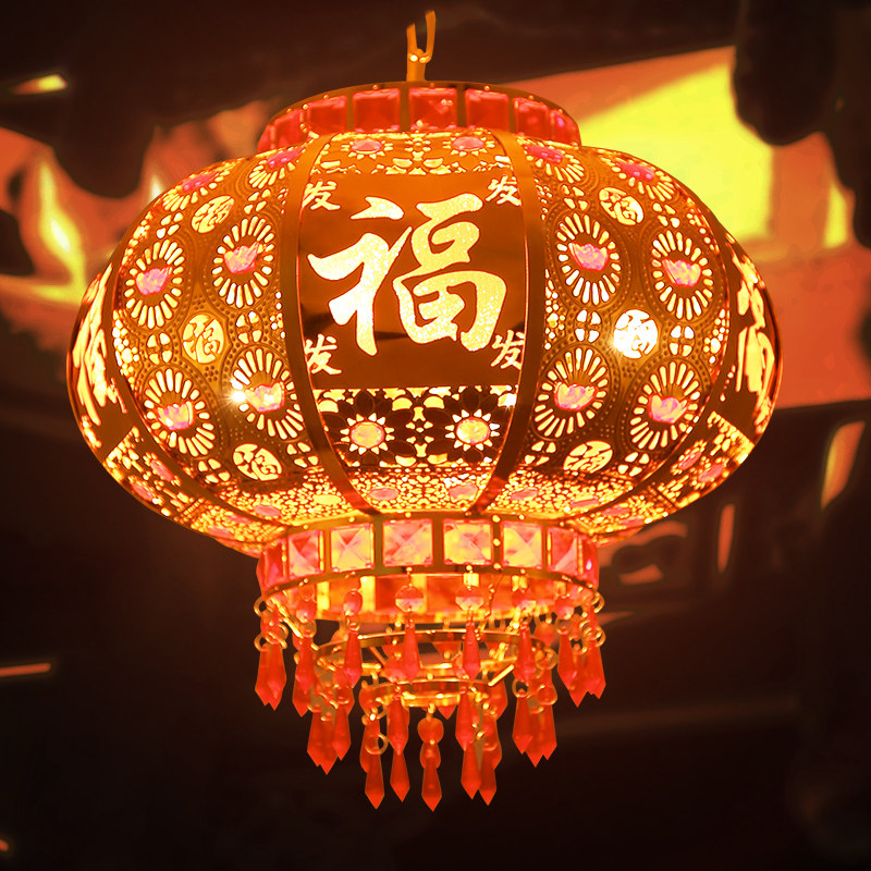 走马灯旋转灯笼led乔迁春节国风电动灯笼