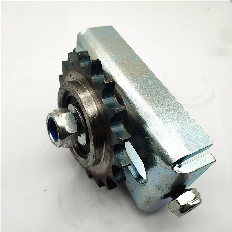 渣土自卸车自动篷布配件滑轮钢丝绳链条涨紧轮调节滑轮