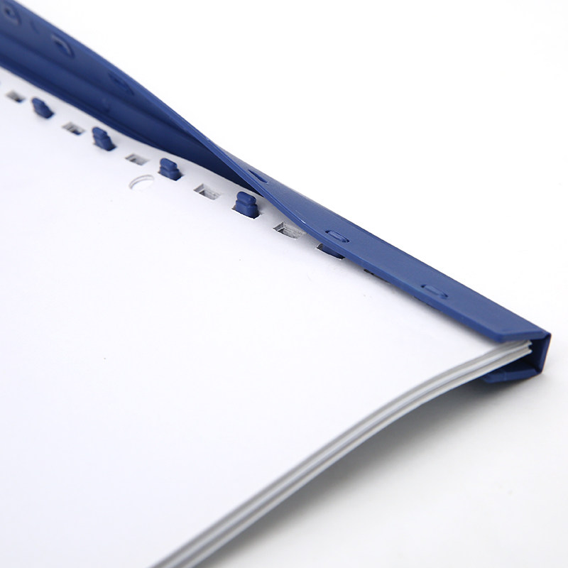 打孔文件装订得力资料100支夹边条装订机标书卡条装订耗材