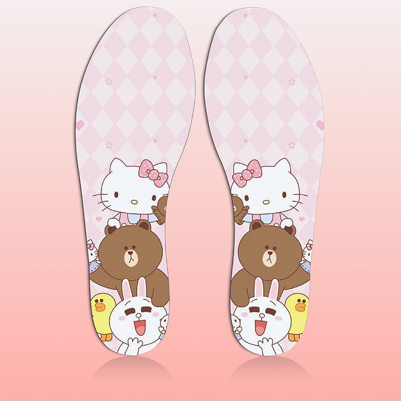 鞋垫成人运动运动鞋可爱卡通秋季透气吸汗防臭鞋垫