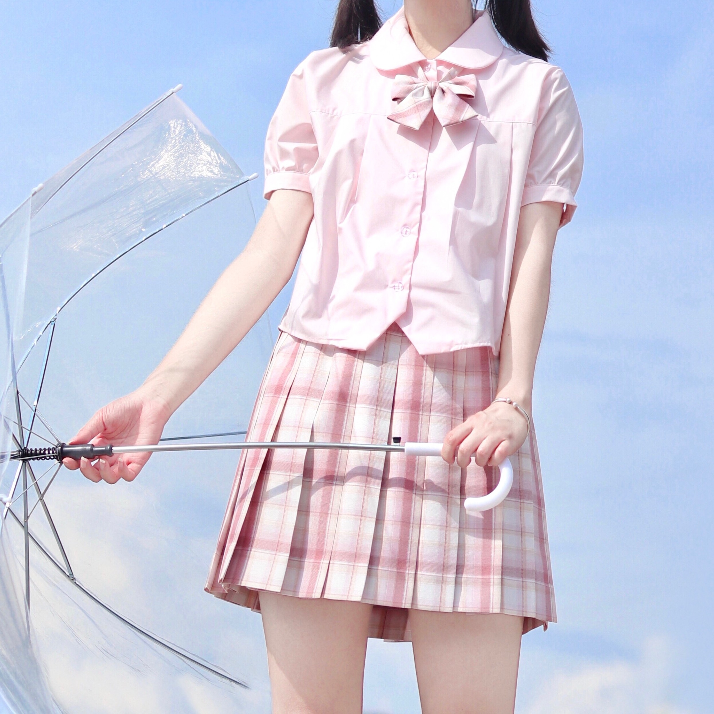 兔缝缝星野jk制服裙正版秋装兔姬舍格裙现货掉落日系可爱妲己裙