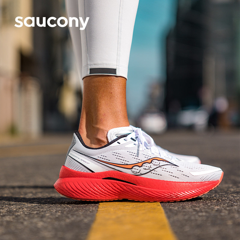 saucony索康尼新款endorphinspeed啡速跑步鞋女竞速透气跑步鞋