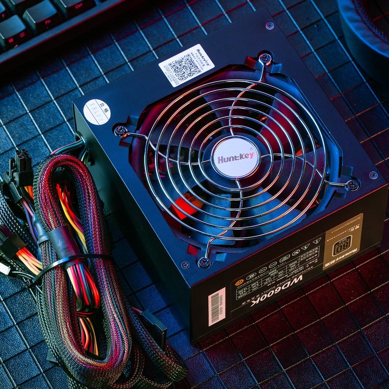 航嘉挖矿wd650k650wwd500k机箱主机游戏静音台式电脑400w电源