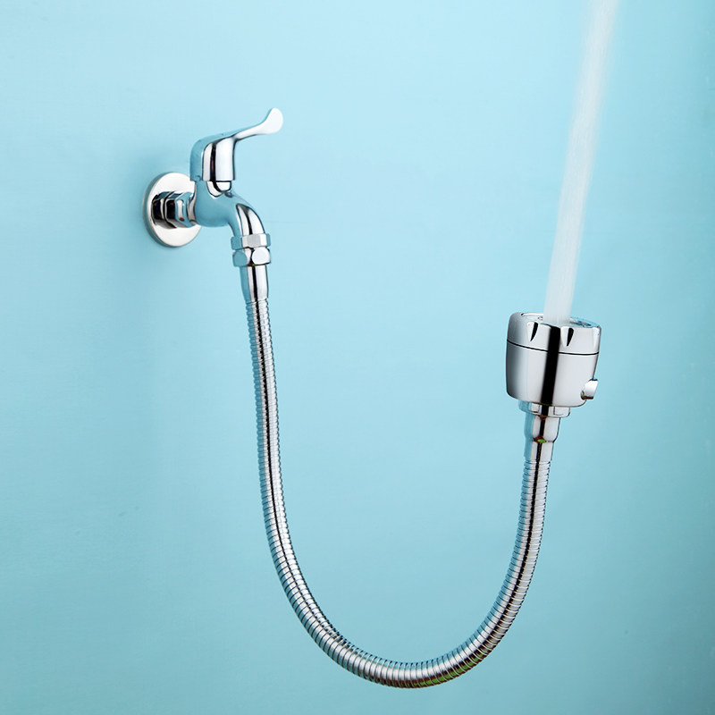 厨房加长软管水龙头万能接头阳台固定水管防溅头洗衣机龙头