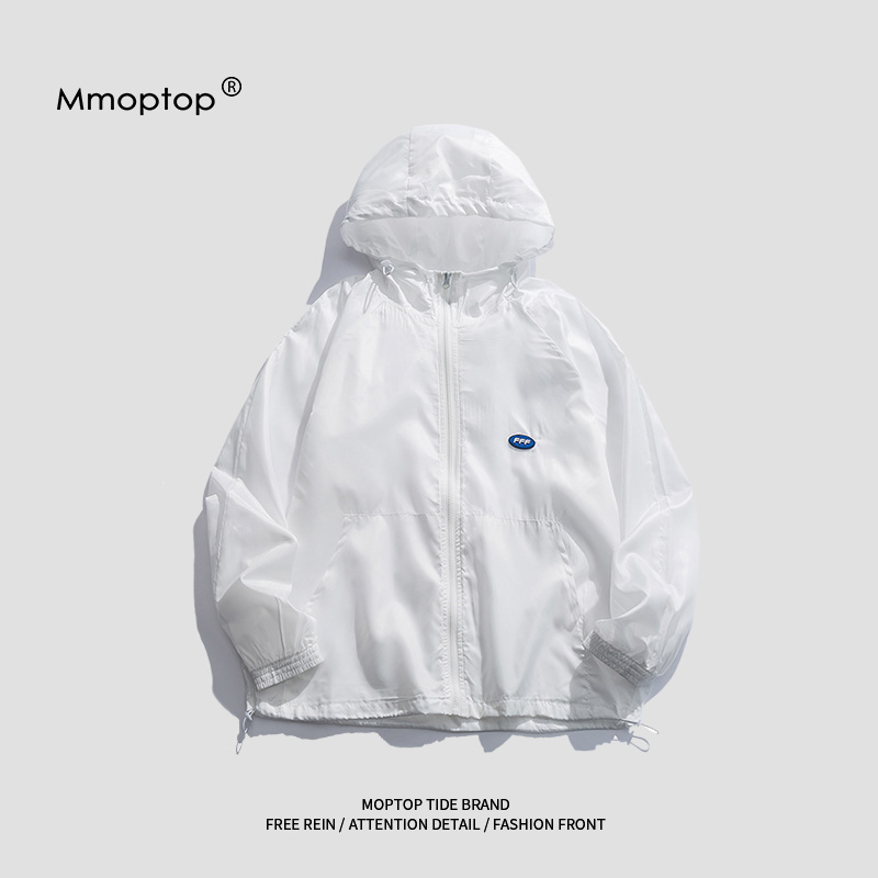 UPF＞40冰丝防晒衣男款ins潮牌防晒服男防紫外线夏季薄款潮牌外套