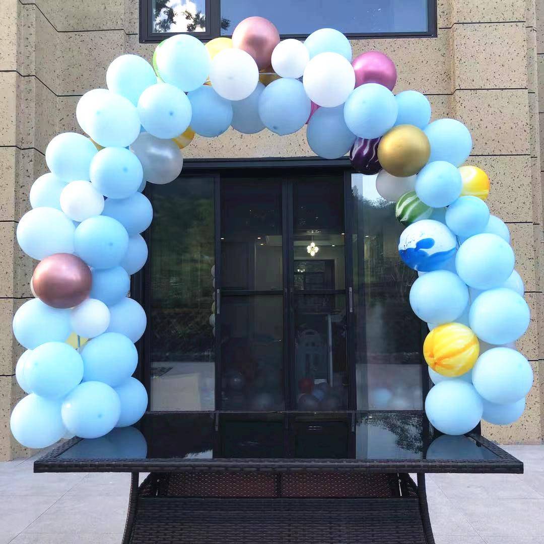 气球桌上拱门支架生日派对party甜品配饰婚庆拱门