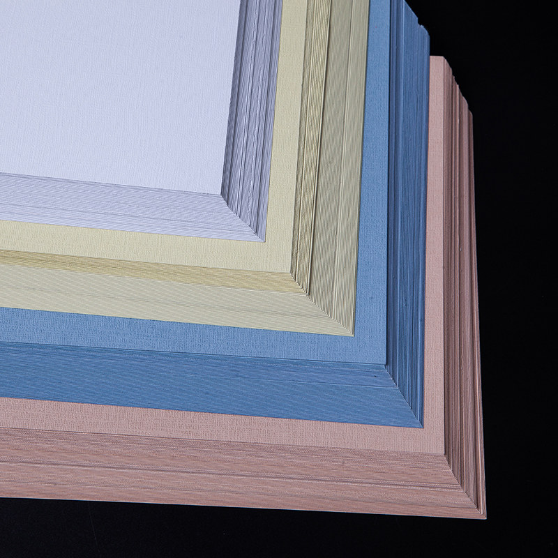 面纸金沙封皮印刷艺术莱尼卡纸特种布纹纹封卡纸