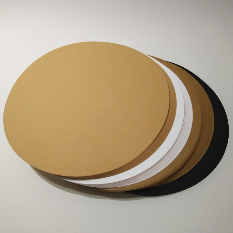 卡纸圆形绘画水粉装裱手工美术手绘马克素描卡纸