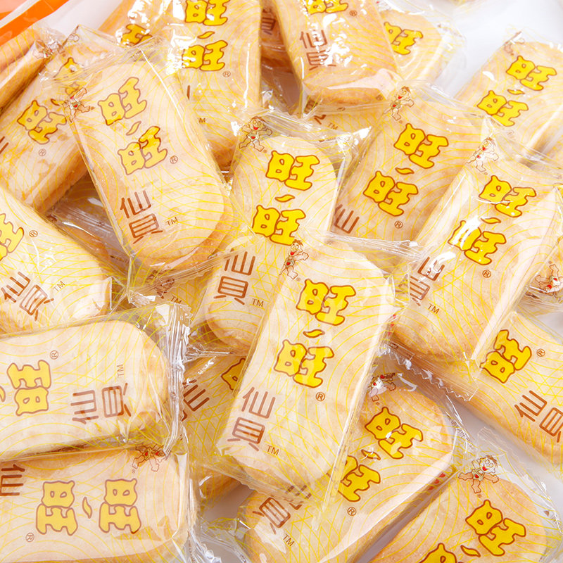 旺旺仙贝雪饼520g大礼包年货送礼膨化饼干零食膨化食品