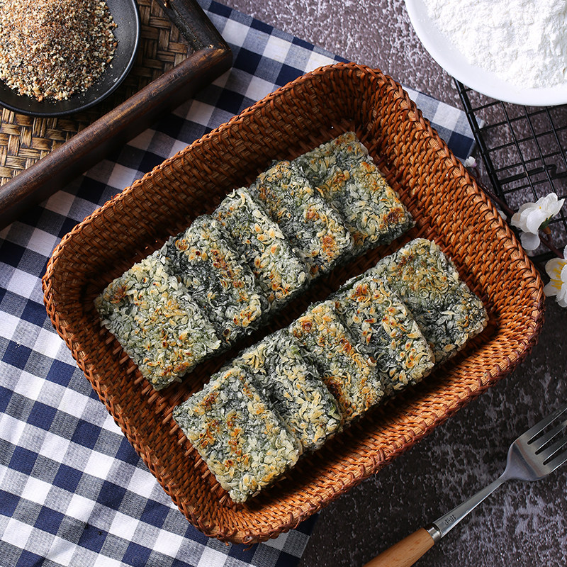 峰仔艾草煎糕245g10块劲糕点心酒店餐厅特色传统中式糕点
