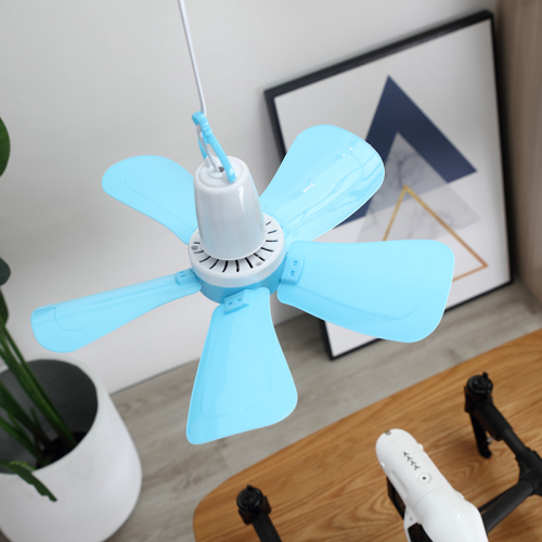 蚊帐风扇小吊扇小电宿舍风扇床上静音迷你家用学生床头吊扇大风力