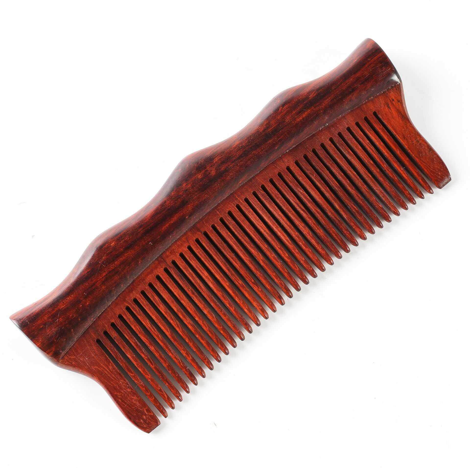 檀木梳子犀角紫檀女士男士新款防静电加厚头部梳子