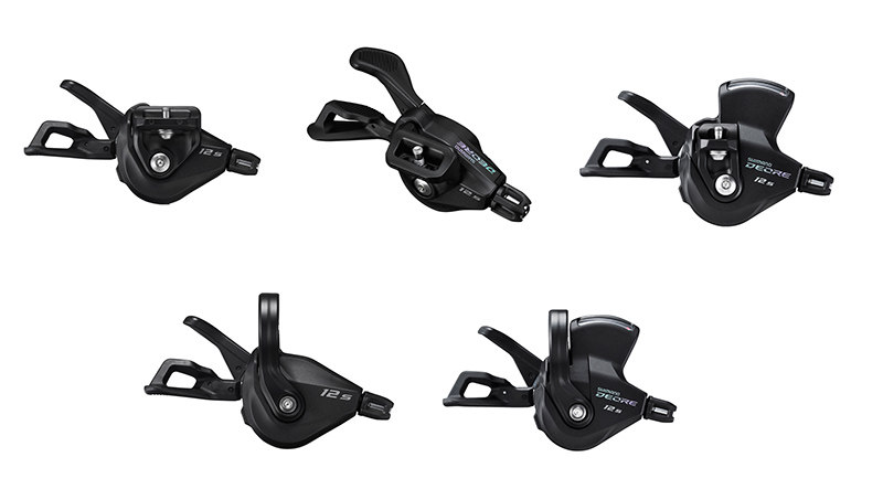 禧玛诺12速指拨m6100 10/11s山地车左右m6000/m610分体变速指拨