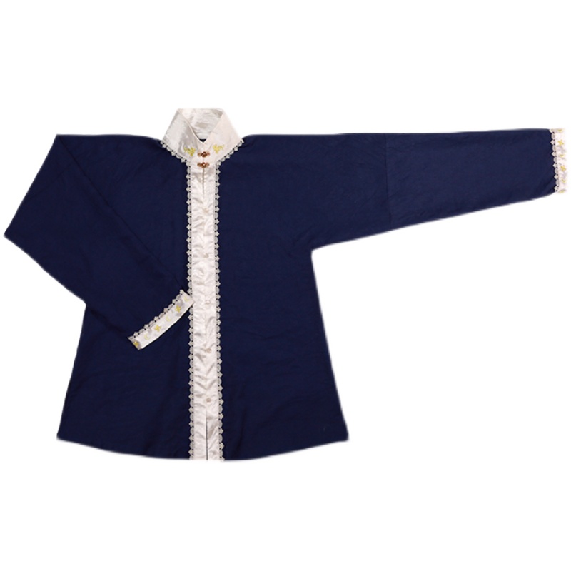 花苵现货步桂立领对襟窄袖短衫日常百搭春款汉服