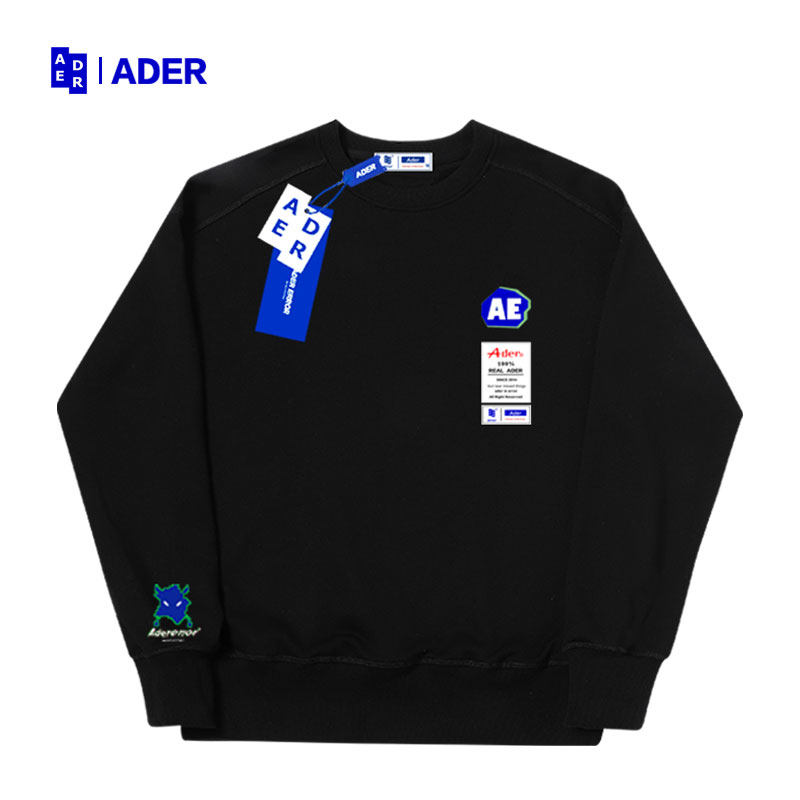 ae韩国小众设计卫衣ufo外星飞碟圆领情侣装卫衣