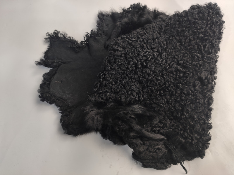 斯瓦卡拉库尔真皮皮草羊毛羊羔羔皮原生态皮毛海绵垫