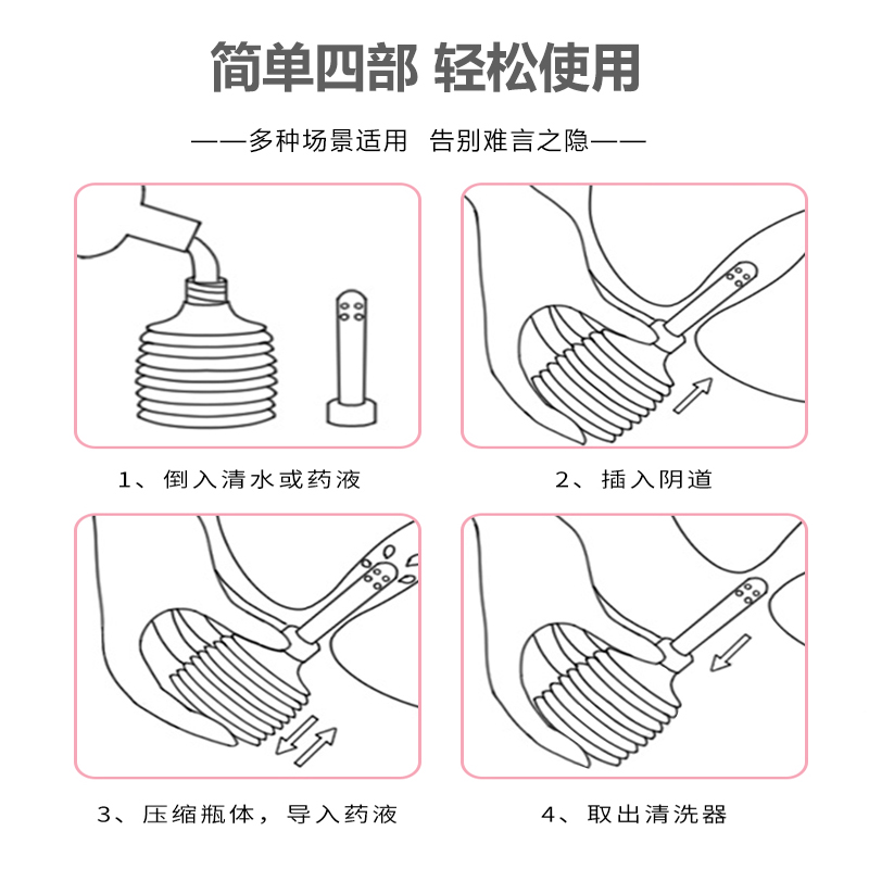 冲洗器要不要来回挤压图片