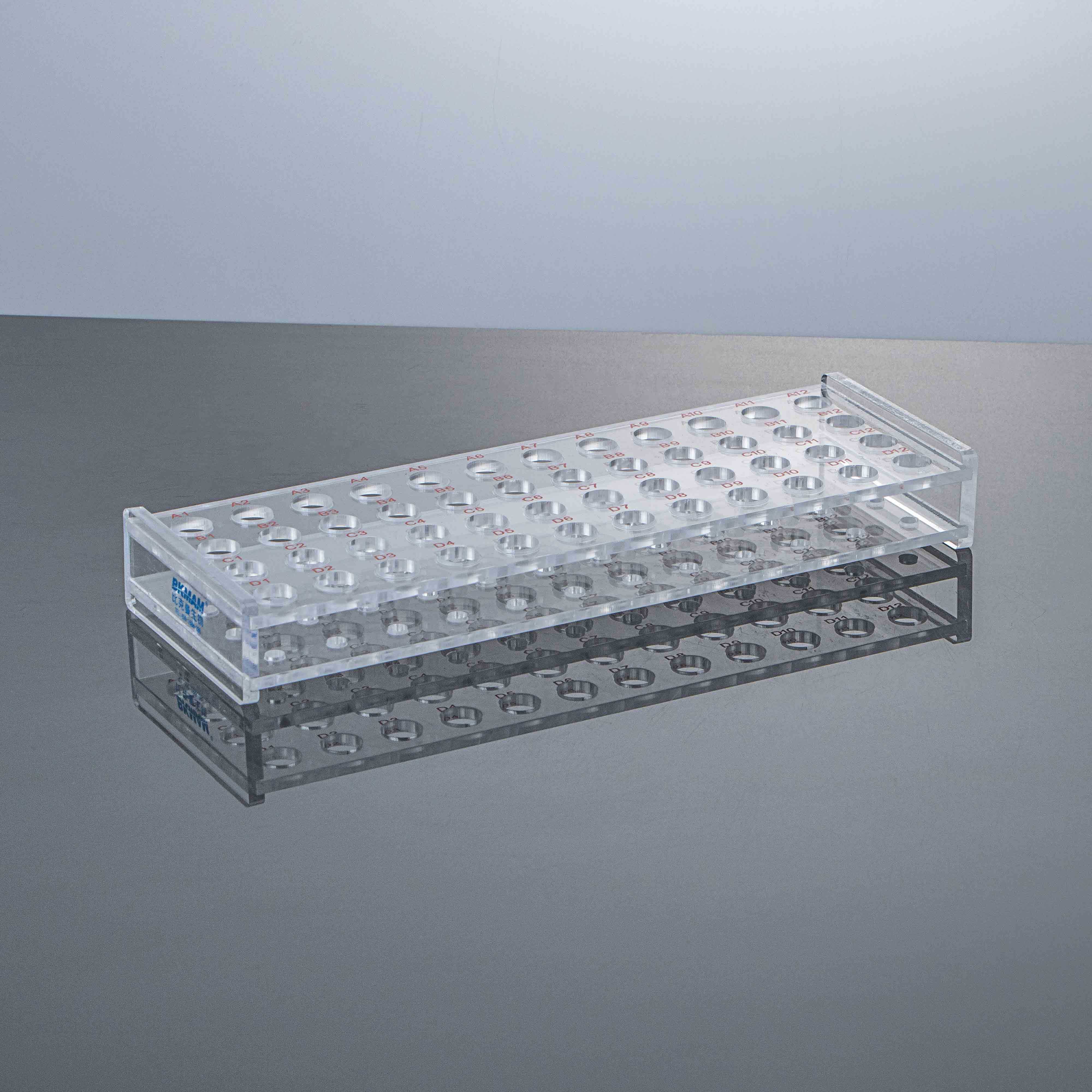 血管48孔100ml有机玻璃离心加厚试管实验室管架架子其它