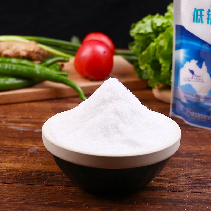 桂盐食盐澳洲低钠海盐加碘盐350g*3袋装晒制海盐食用盐调味品调料