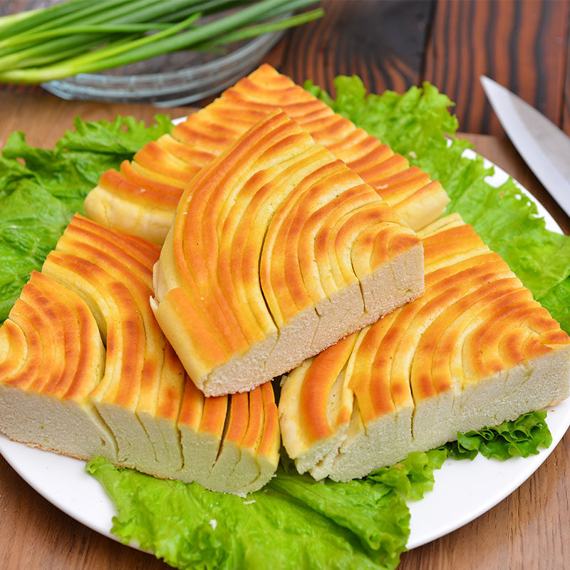 食家庄浪手工唱片油锅锅盔甘肃特色美食传统传统中式糕点