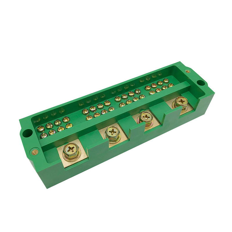 fj6jhd4四进十六接线端子分线380v三相多出线器接线端子